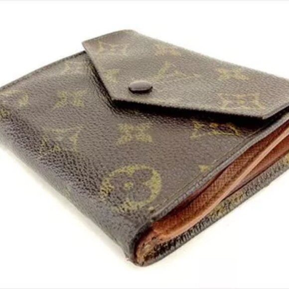 Louis Vuitton Wallet Purse Monogram Canvas Brown Woman Authentic Used T8329 - Picture 3 of 7